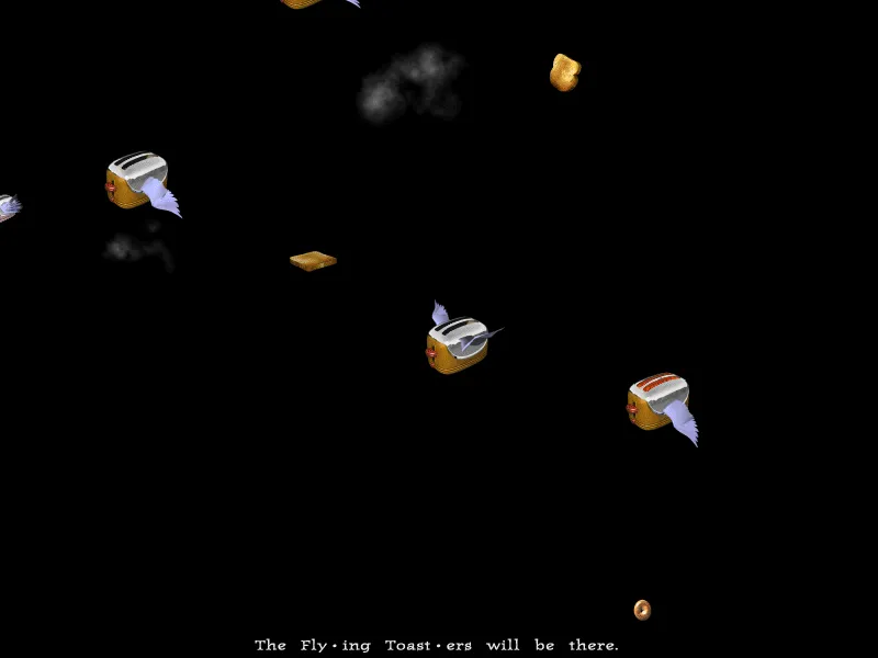Who could forget the Flying Toasters screensaver from After Dark!