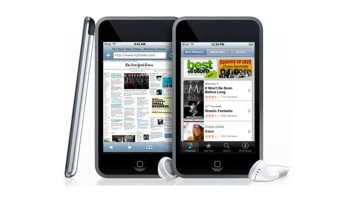 The original iPod touch was released on this day in 2007. It was basically a 1st gen iPhone with no  cellular, no speaker, and no camera.