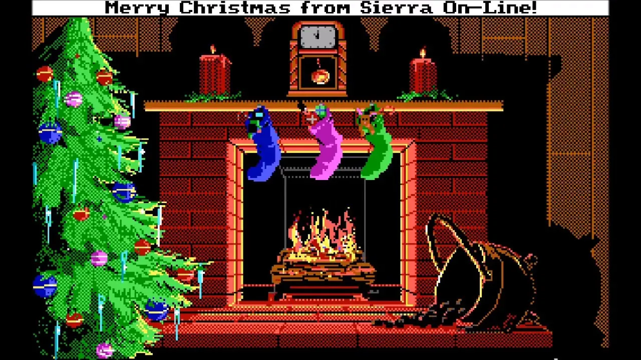 Retro 8-bit Christmas Computer Demos