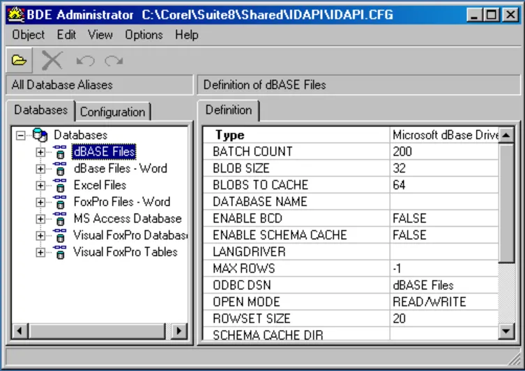 Corel Database Engine 4