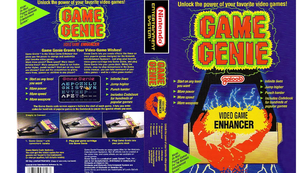 I’m not too proud to admit that I used the NES Game Genie more than I should have. 🤣