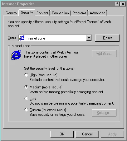 I’m baffled by how many companies would recommend setting this to “Low” as a basic troubleshooting step.