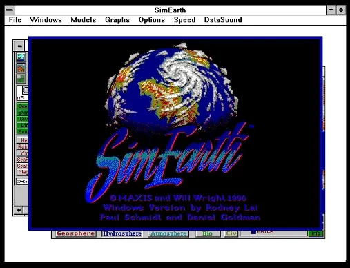 Happy Earth Day! 🌎 Sim Earth for Windows 3.1