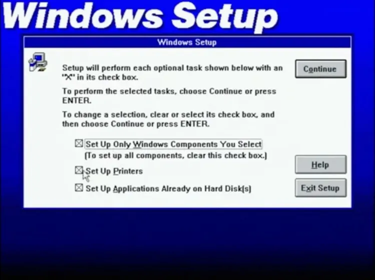 Installing Windows 3.11