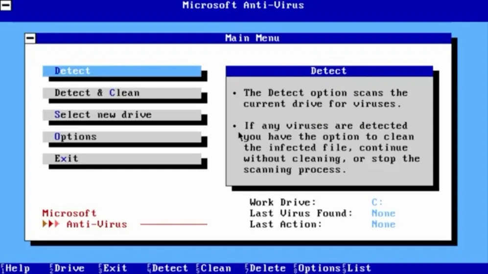 MS-DOS 6.22 Anti-Virus