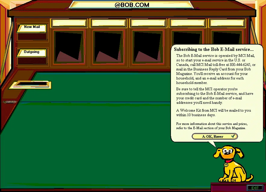 Microsoft Bob email setup