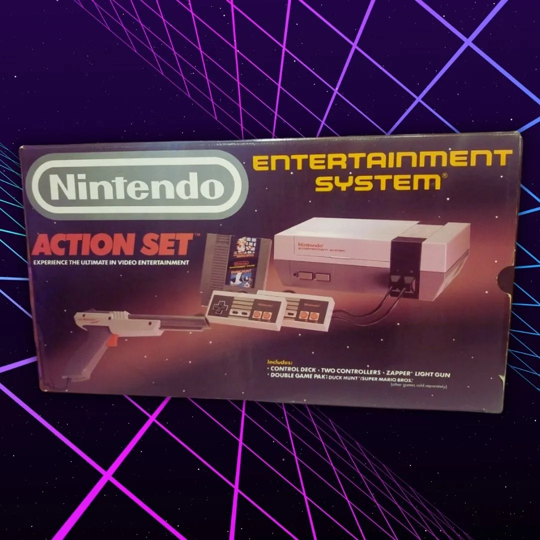 The box for the original NES