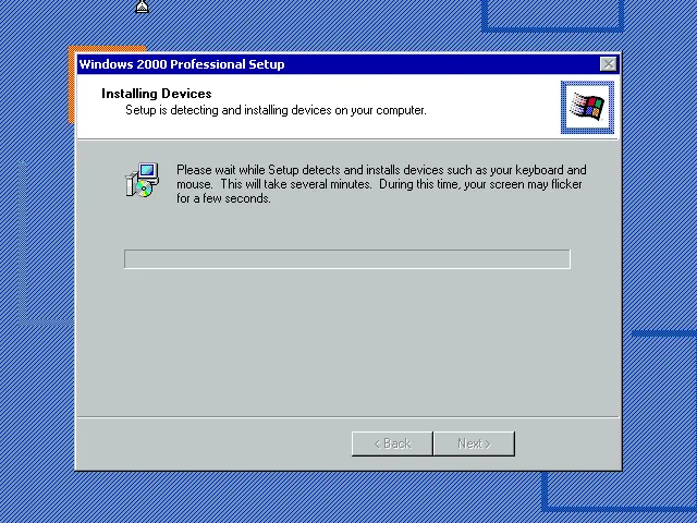 Installing Windows 2000