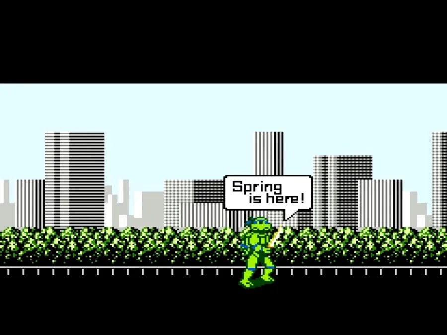 Happy first day of spring! (TMNT 2: The Arcade Game for NES)