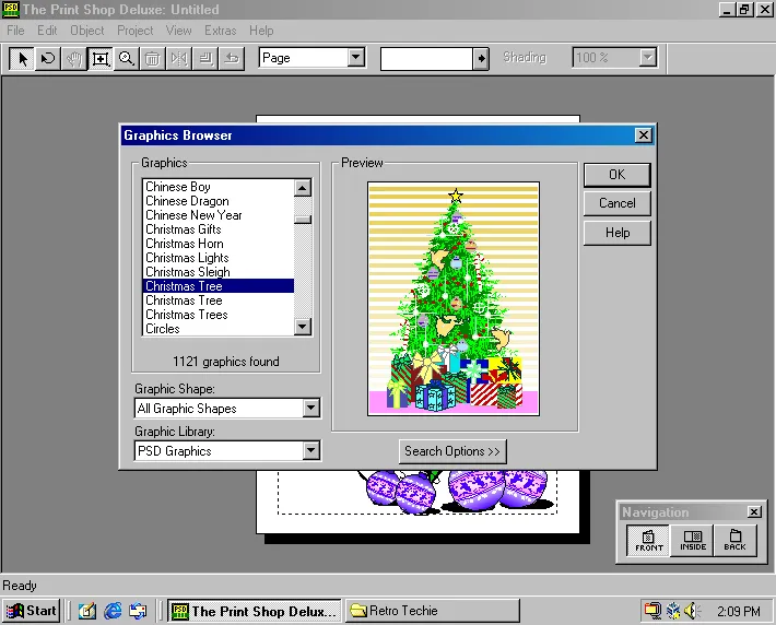 Clip art from the ‘90s just hits different. (The Print Shop Deluxe III)
