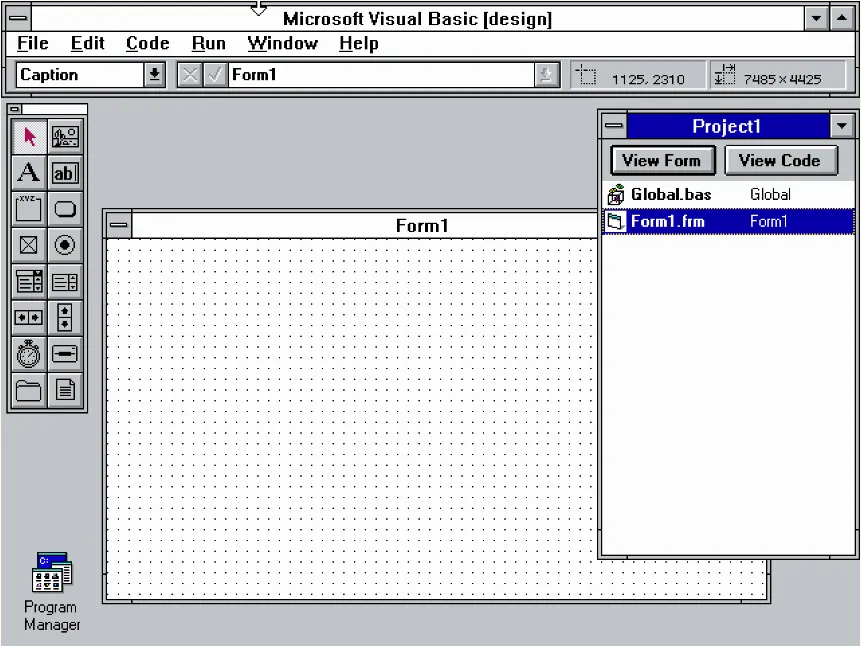 Running Visual Basic in Windows 3.1