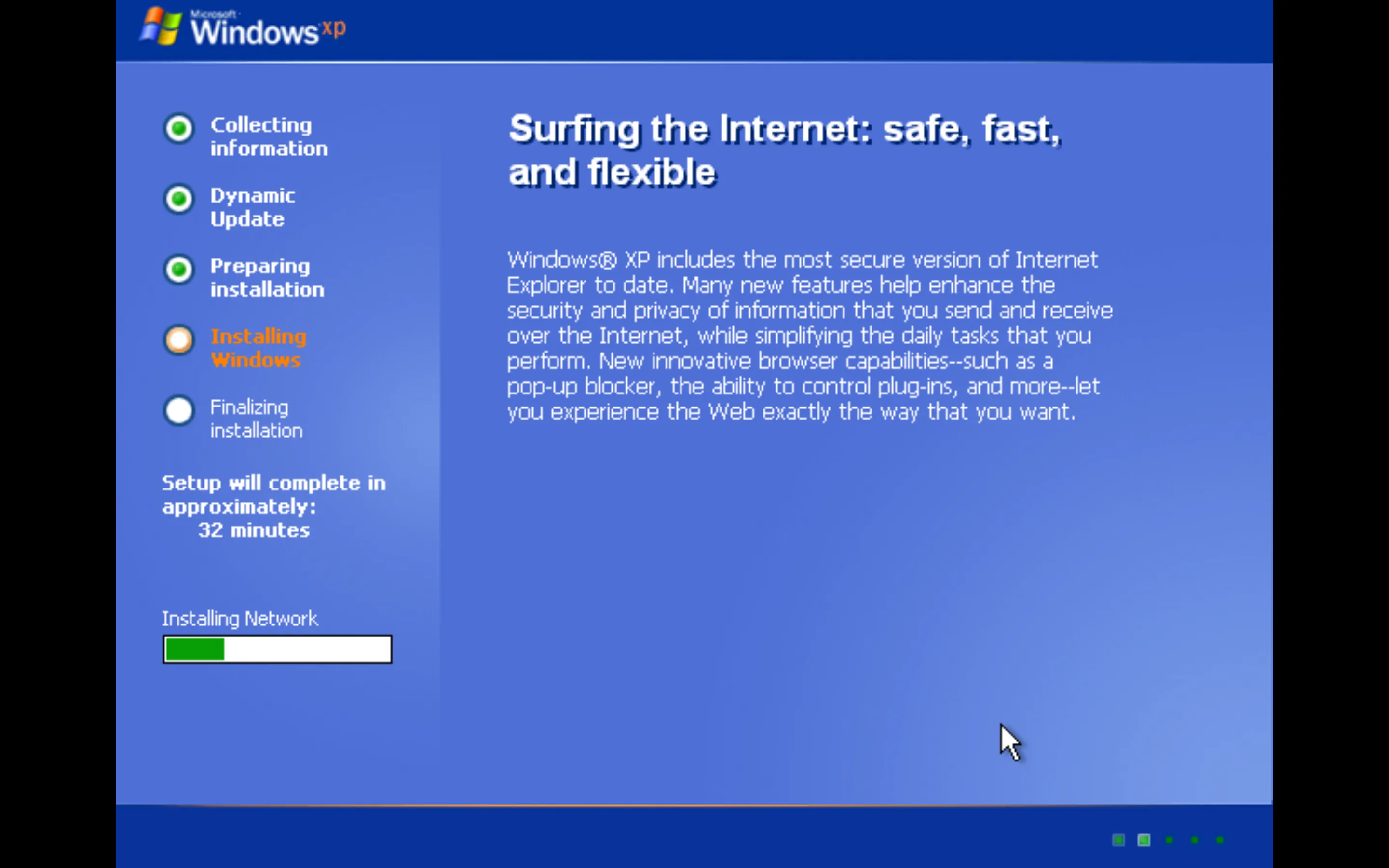 Surfing the Internet with Windows XP