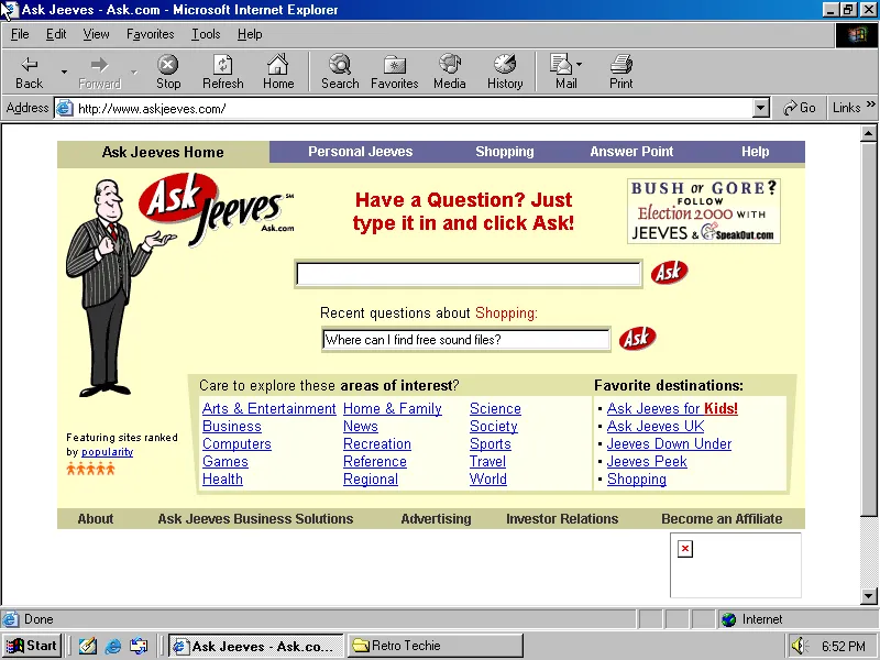 Did you search with Jeeves?