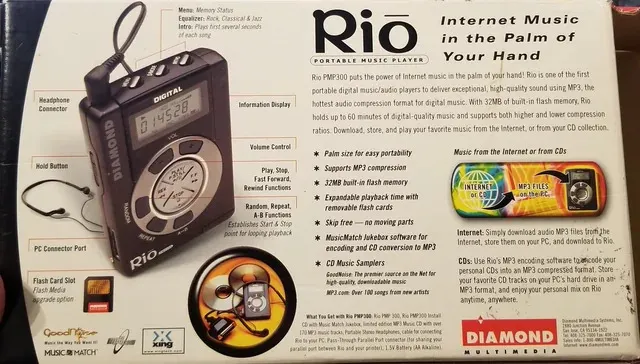 Rio portable MP3 player