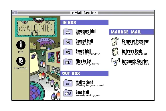 eWorld Email Center
