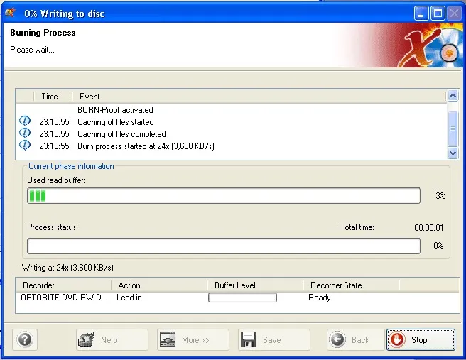 What songs are you burning to a CD? (Nero circa 2003)