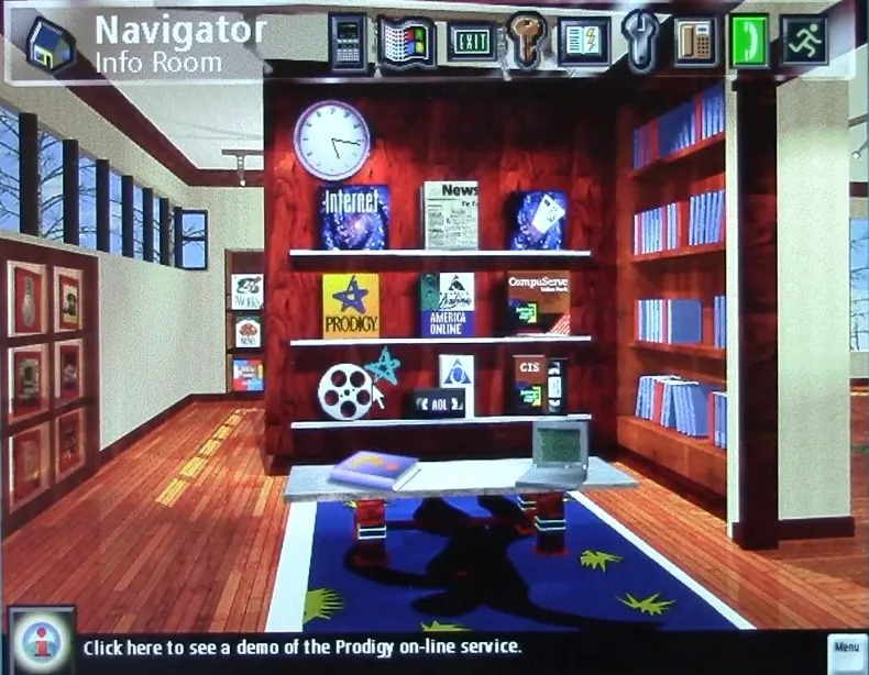 Packard Bell Navigator’s Info Room